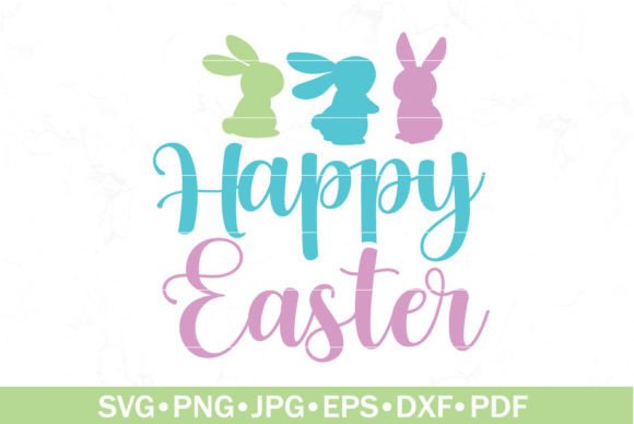 Happy Easter SVG Easter Quote SVG: Graphics for Crafts