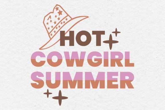 Hot Cowgirl Summer Western Quote SVG: Graphics for Crafts & Campaigns