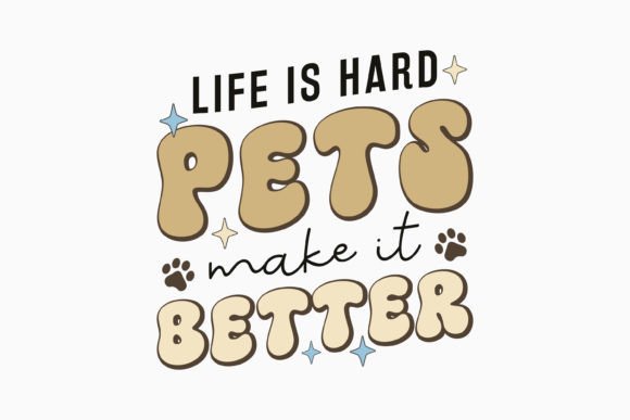 Retro Funny Pet Quote SVG Graphics for Crafts