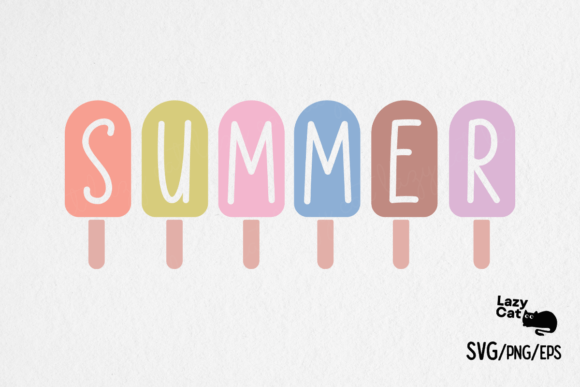 Summer Ice Cream Quote SVG Design: Graphics for Crafts